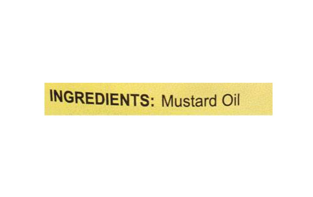Patanjali Kachi Ghani Mustard Oil    Plastic Bottle  1 litre